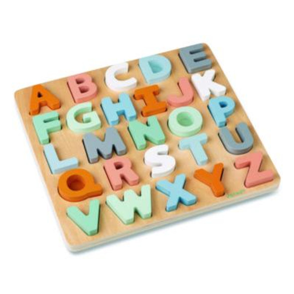 Sweet Cocoon Double-Sided Chunky Alphabet Puzzle, Pre-K To K, 26 Pieces