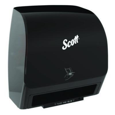 Slimroll Electronic Towel Dispenser, 12.35 x 7.25 x 11.8, Black