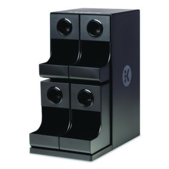 K-Cup Organizer, 4-Compartment, Black