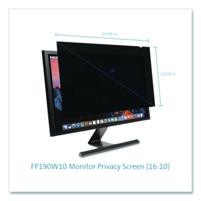 Anti-Glare Reversible Privacy Screen For 19" Widescreen Flat Panel Monitor, 16:10 Aspect Ratio