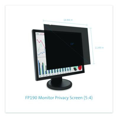 Anti-Glare Reversible Privacy Screen For 19" Widescreen Flat Panel Monitor, 5:4 Aspect Ratio