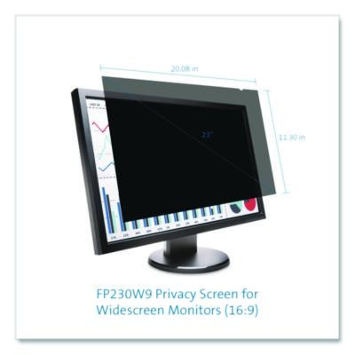 Anti-Glare Reversible Privacy Screen For 23" Widescreen Flat Panel Monitor, 16:9 Aspect Ratio