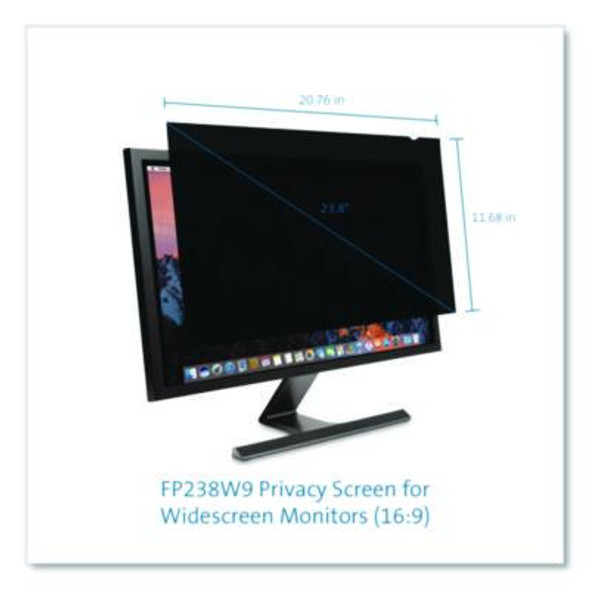 Privacy Filter For Widescreen Monitor For 23.8" Flat Panel Monitor, 16:9 Aspect Ratio