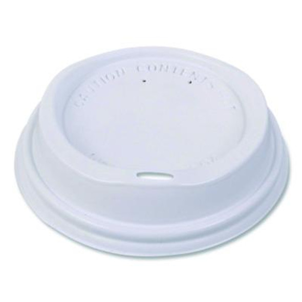 Hot Beverage Paper Cup Lids 10 Oz, Fits Flavia 10 Oz Paper Cup, White, 100/Sleeve, 10 Sleeves/Carton