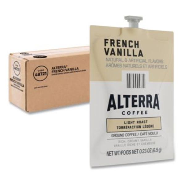 Alterra French Vanilla Coffee Freshpack, 40/Carton