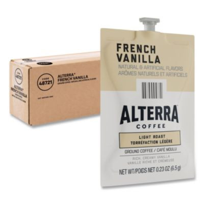 Alterra French Vanilla Coffee Freshpack, 40/Carton