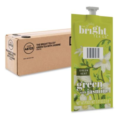 The Bright Tea Co. Green With Jasmine Tea Freshpack, 40/Carton