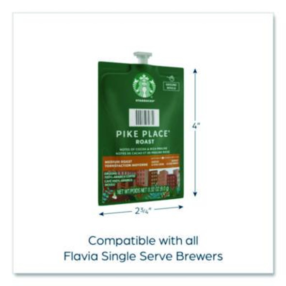 Starbucks Pike Place Roast Coffee Freshpack, 38/Carton