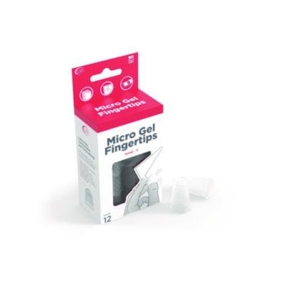Micro-Gel Fingertips, Size 11, Small, Clear, 12/Pack