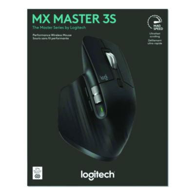 Mx Master 3S For Business Wireless Mouse, 33 Ft Wireless Range, Right, Black