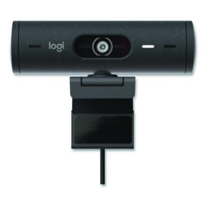 Brio 505 Plug And Play Webcam, 1920 Pixels x 1080 Pixels, 4 Mpixels, Graphite