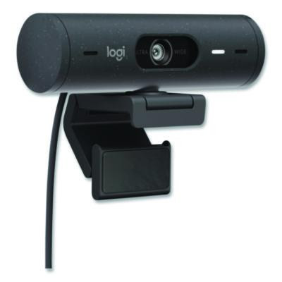 Brio 505 Plug And Play Webcam, 1920 Pixels x 1080 Pixels, 4 Mpixels, Graphite