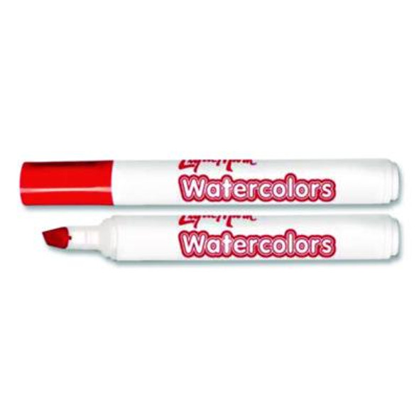 Broadline Watercolor Markers, Broad Chisel Tip, Assorted Colors, 8/Set