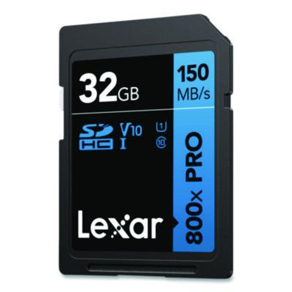 High Performance Pro Blue Series Sdhc Memory Card, Uhs-I V10 U1 Class 10, 32 Gb, 2/Pack