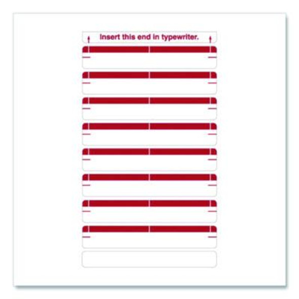 Type-On Write-On Sheet Style Labels, 8 Labels/Sheet, 31 Sheets/Pack