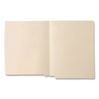 Economy End Tab File Folder, Straight Tabs, Letter Size, 0.75" Expansion, Manila, 100/Box