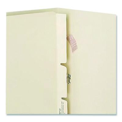 Standard Side-Flap Classification Folder Dividers, 1 Fastener, Letter Size, Manila, 100/Box