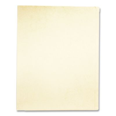 End-Tab File Folder With Mylar Spine, Straight Tabs, Letter Size, 0.75" Expansion, Manila, 50/Box