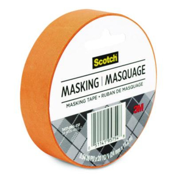 Expressions Masking Tape, 3" Core, 0.94" X 20 Yds, Tangerine