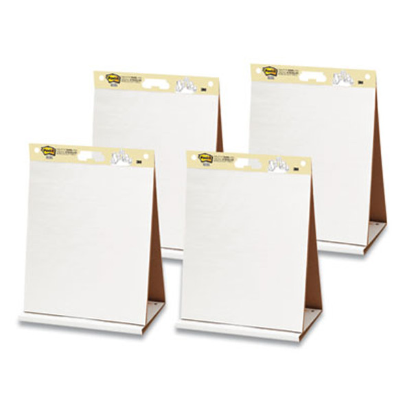Original Tabletop Easel Pad With Self-Stick Sheets, Unruled, (20) White 20 x 23 Sheets, 4/Pack