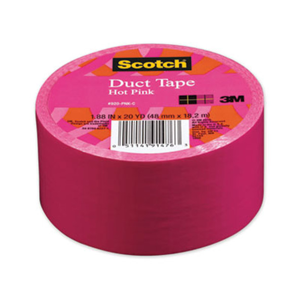 Duct Tape, 1.88" X 20 Yds, Hot Pink