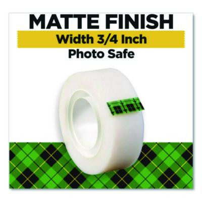 Magic Tape Cabinet Pack, 1" Core, 0.75" x 27.7 Yds, Clear, 12/Pack