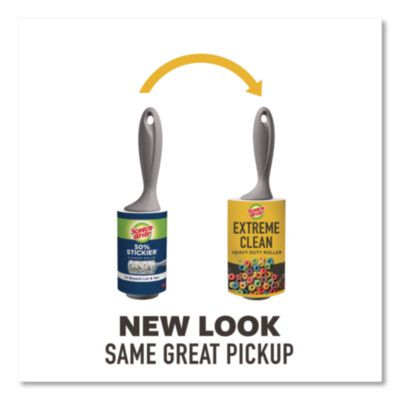 Extreme Clean Lint Roller, 100 Sheets/Roll