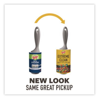 Extreme Clean Lint Roller, 100 Sheets/Roll, 2/Pack