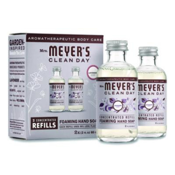 Clean Day Concentrated Foaming Hand Soap Dispenser Refill, Lavender Scent, 2 Oz Bottle, 2/Pack