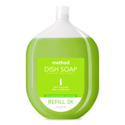 Dish Soap Refill, Lime And Sea Salt Scent, 54 Oz Bottle