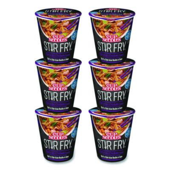 Cup Noodles Stir Fry, Teriyaki Chicken, 3 Oz Cup, 6/Carton