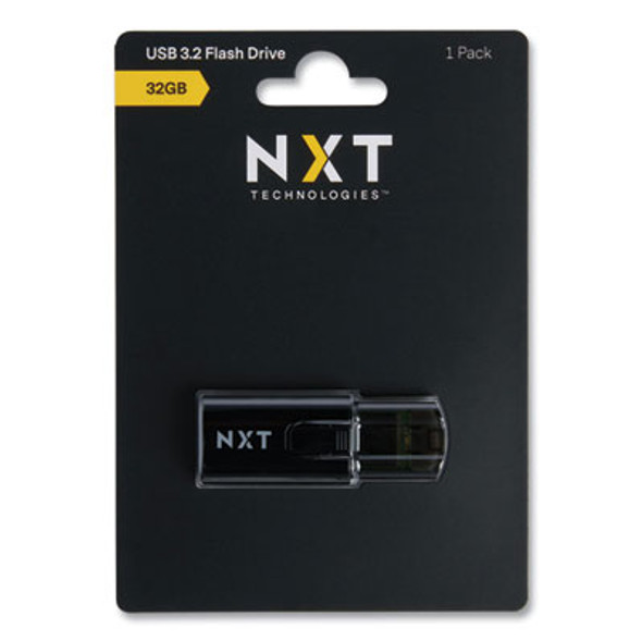 Usb 3.2 Type-A Flash Drive, 32 Gb, Black