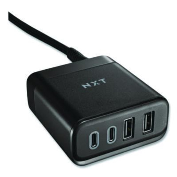 4-Port Usb Charger, Black