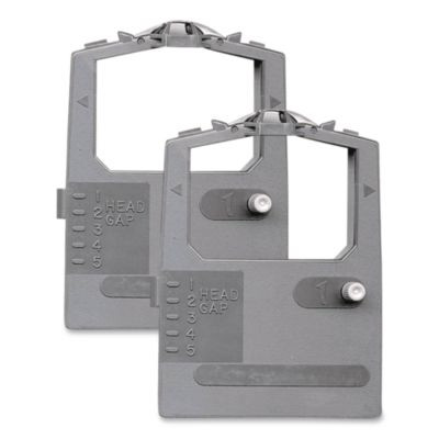 R60102 Nylon Printer Ribbon, Black, 2/Pack