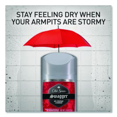 Red Collection Swagger Antiperspirant And Deodorant For Men, 0.5 Oz, 24/Carton