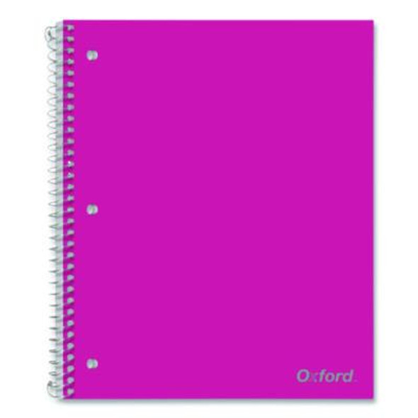 Poly One-Subject Notebook, Medium/College Rule, Randomly Assorted Cover Color, (100) 11 x 9 Sheets