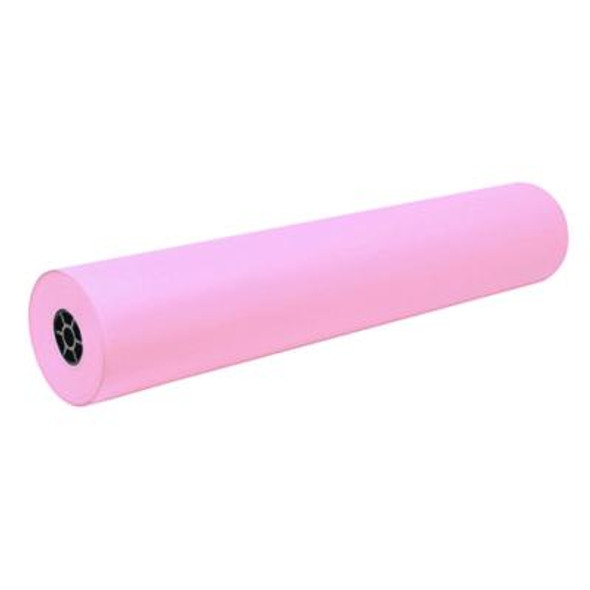 Decorol Flame Retardant Art Rolls, 40 Lb Cover Weight, 36 x 1,000 Ft, Decoral Pink