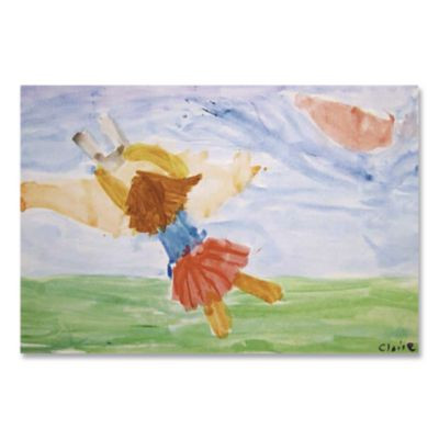 Ucreate Watercolor Paper, 90 Lb Text Weight, 9 x 12, White, 250/Pack