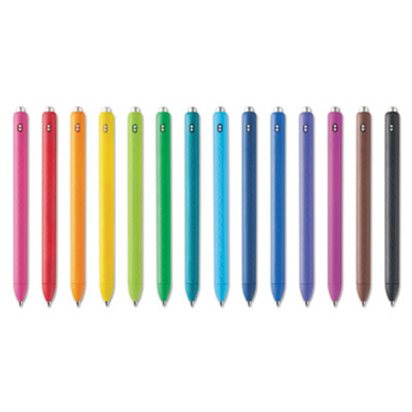Inkjoy Gel Pen, Retractable, Medium 0.7 Mm, Assorted Ink And Barrel Colors, 14/Pack