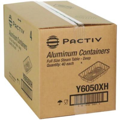 Aluminum Steam Table Pan, Full-Size Deep, 3.4" Deep, 19.6 x 11.6, 40/Carton