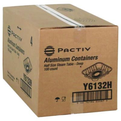 Aluminum Steam Table Pan, Half-Size Deep, 2.6" Deep, 11.8 x 9.4, 100/Carton