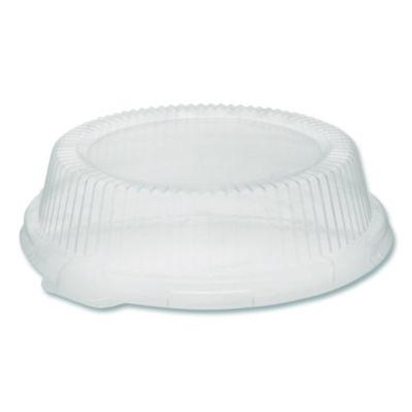 Clearview Dome-Style Lid With Tabs, 8.75" Diameter x 0.8" h, Clear, Plastic, 126/Carton