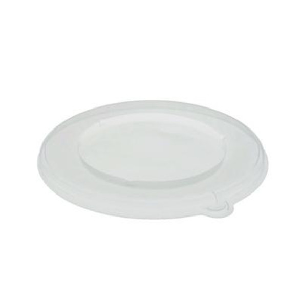Earthchoice Pp Lid For Fiber Blend Bowl, 8" Diameter, Clear, Plastic, 200/Carton