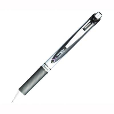 Energel Rtx Deluxe Gel Pen, Retractable, Medium 0.7 Mm, Black Ink, Black Barrel, 3/Pack