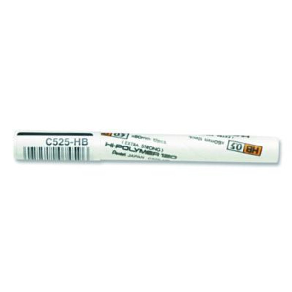 Premium Hi-Polymer Lead Refill, 0.5 Mm, Hb, 12/Pack