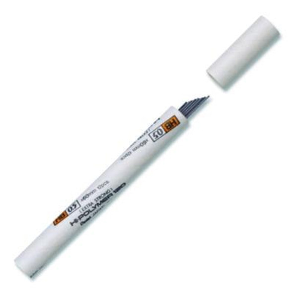 Premium Hi-Polymer Lead Refill, 0.5 Mm, Hb, 12/Pack