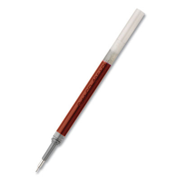 Refill For Pentel Energel Retractable Liquid Gel Pens, Fine Needle Tip, Red Ink