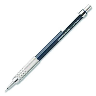 Graphgear 500 Mechanical Drafting Pencil, 0.5 Mm, Hb (#2), Black Lead, Black/Silver Barrel