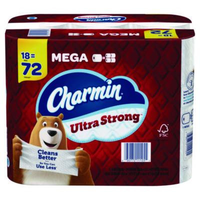 Ultra Strong Bathroom Tissue, Septic Safe, 2-Ply, White, 220 Sheets/Roll, 18 Rolls/Pack
