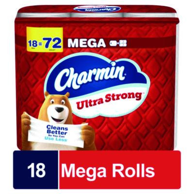 Ultra Strong Bathroom Tissue, Septic Safe, 2-Ply, White, 220 Sheets/Roll, 18 Rolls/Pack